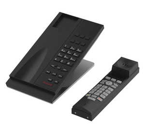 Black Digital Cordless Black Telephone Desk and wall mountable 